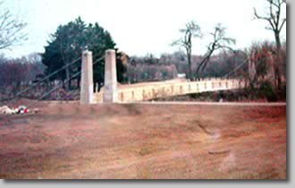 Washington Park suspension bridge - Racine, WI